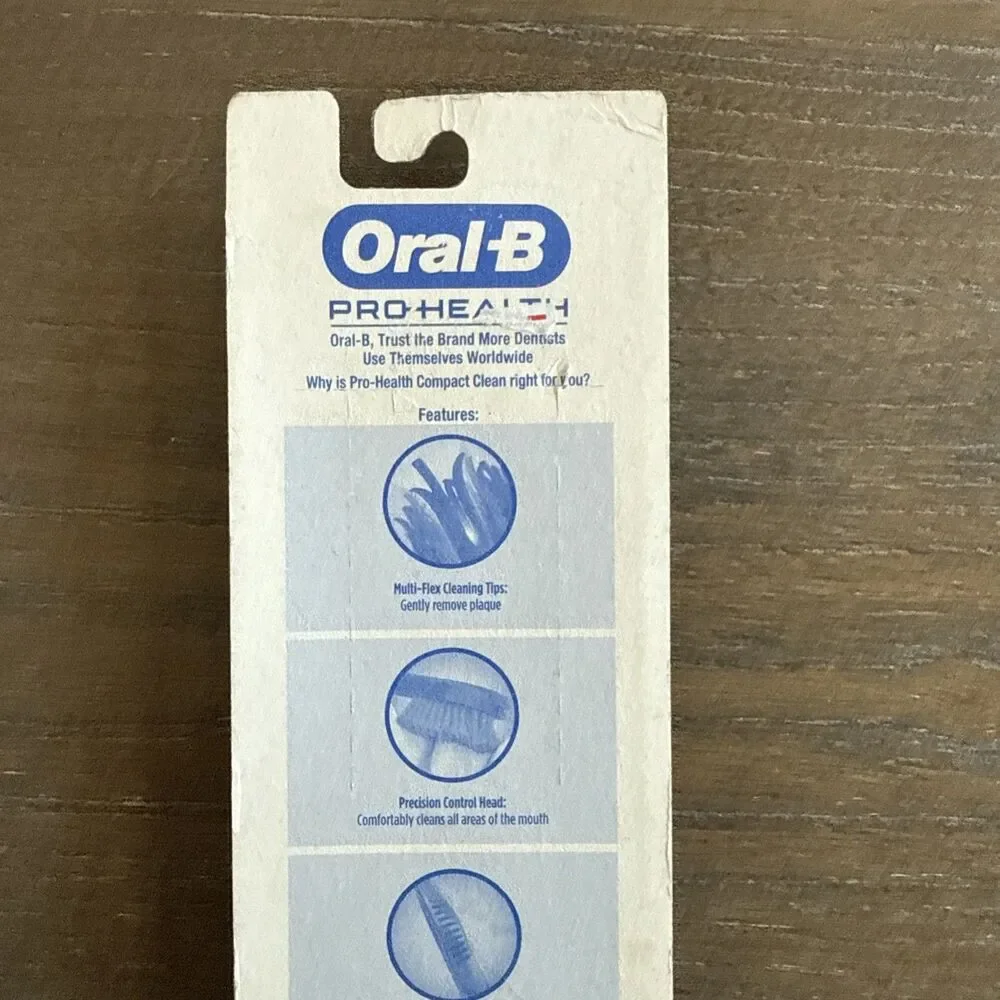 2 Pack Oral-B Ultra Dense Soft Bristles Manual Toothbrush Compact Clean Blue
